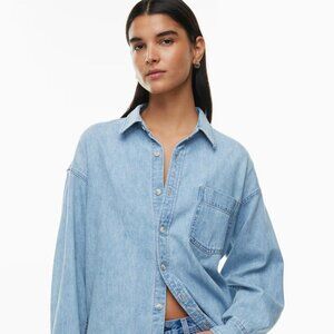 Aritzia Denim Forum 80s Comfy Denim Shirt